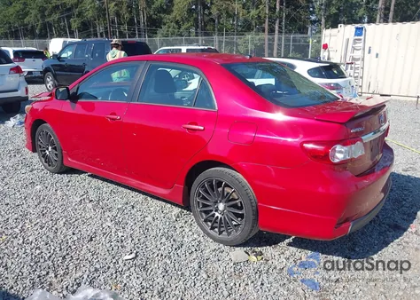 2012 Toyota Corolla S/Le z USA, uszkodzony, nr VIN 2T1BU4EE1CC908427